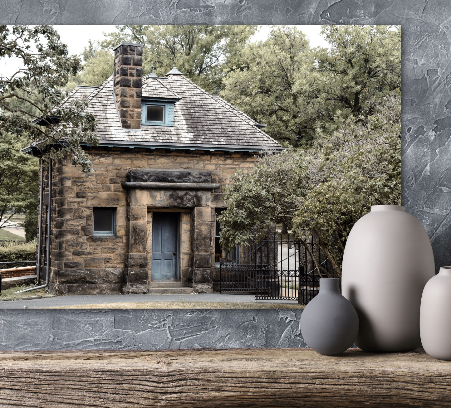 Travel Minnesota House photography canvas print on wall