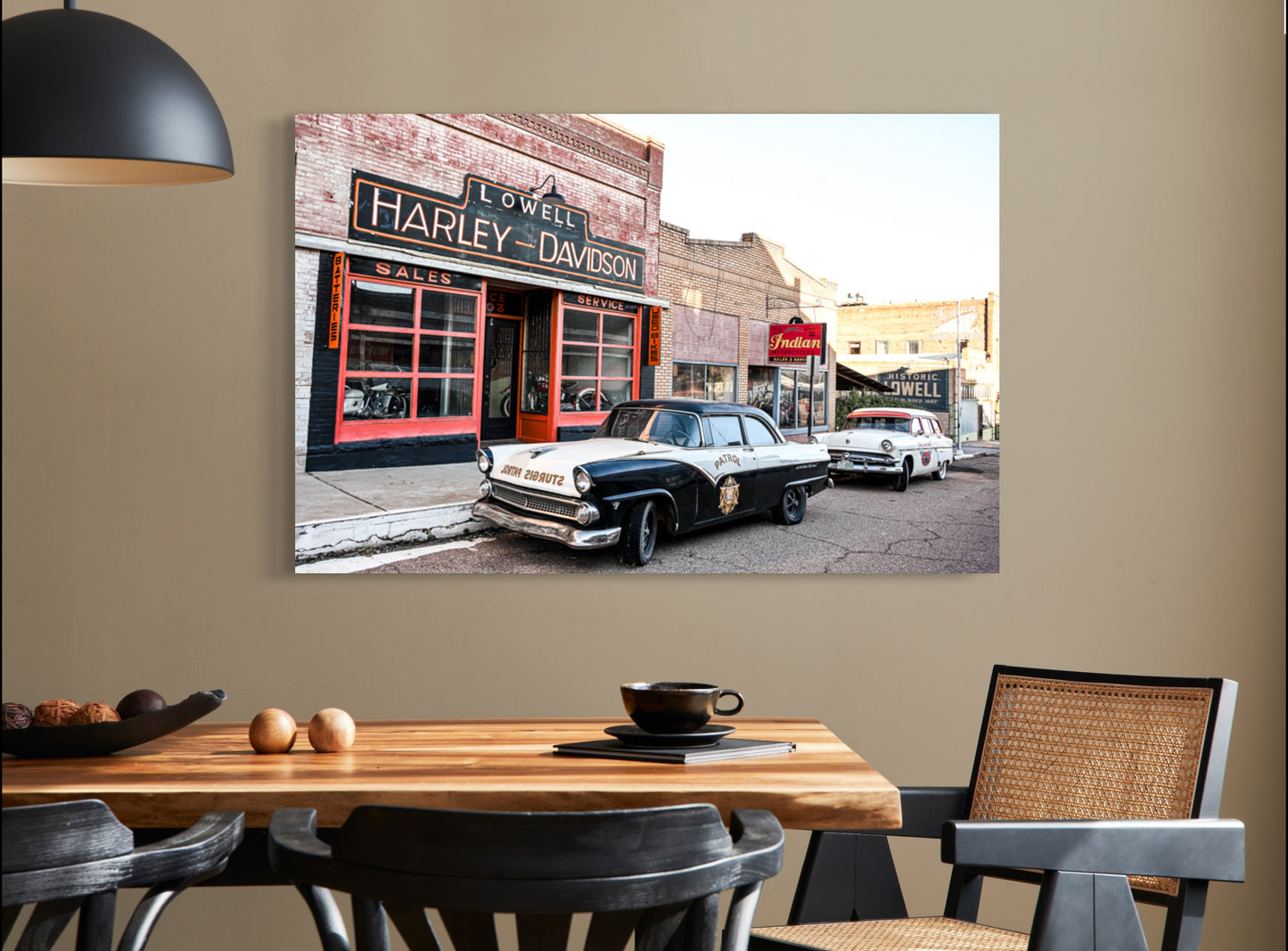 Travel Lowell Arizona street view photography print canvas on wall