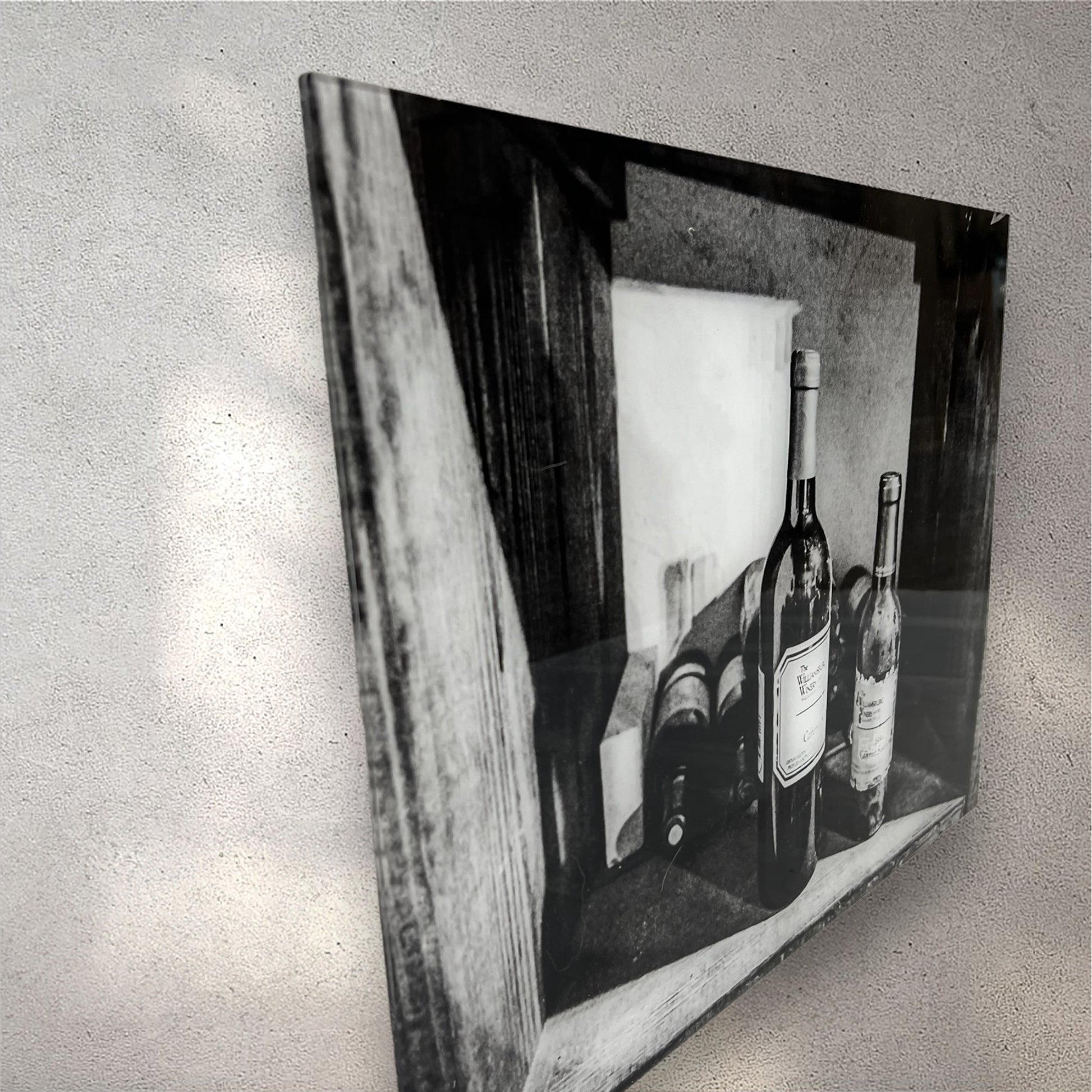 Travel Wine Cellar Industrial photography acrylic print side view