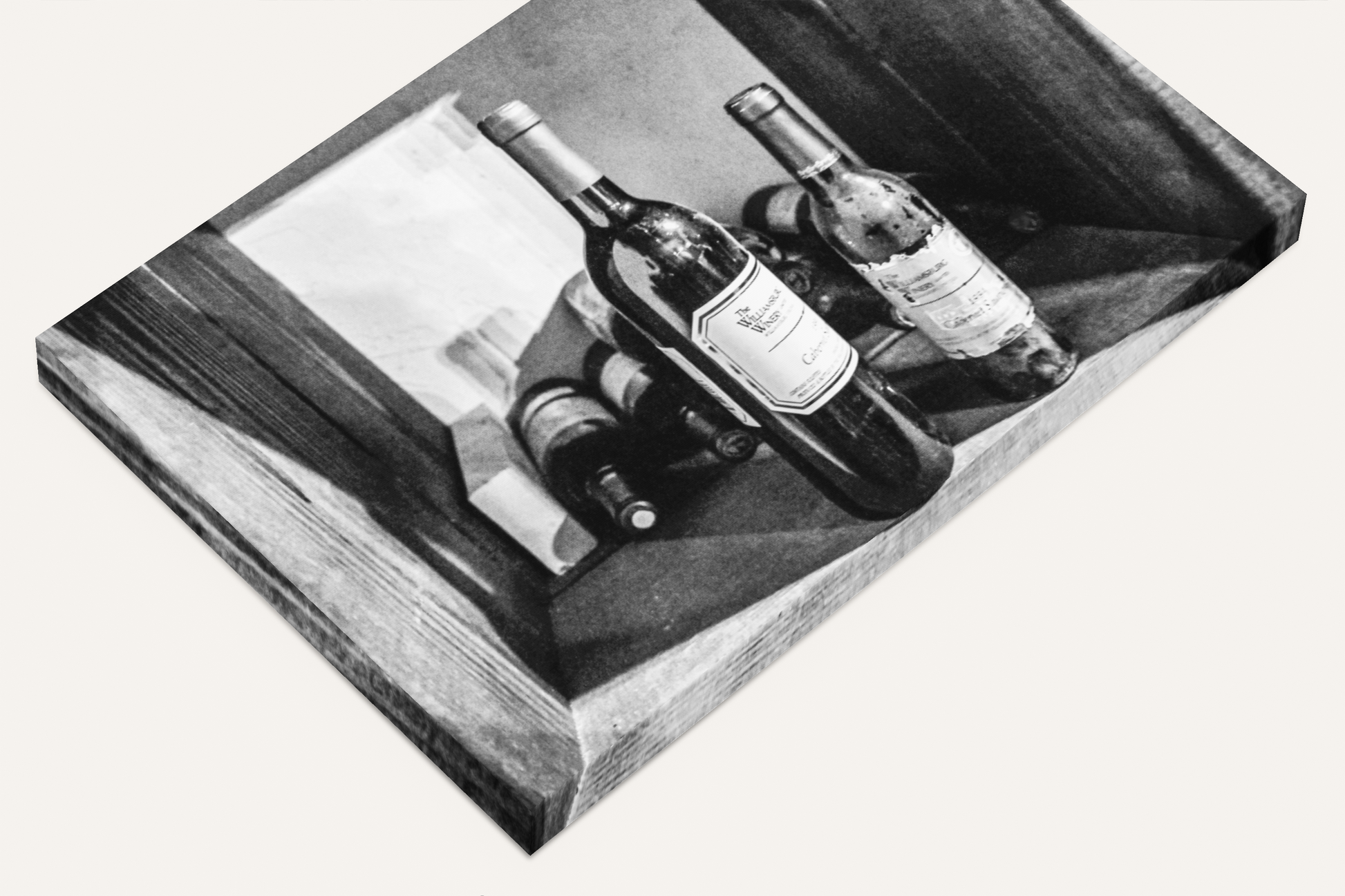 Travel Wine Cellar Industrial photography canvas print