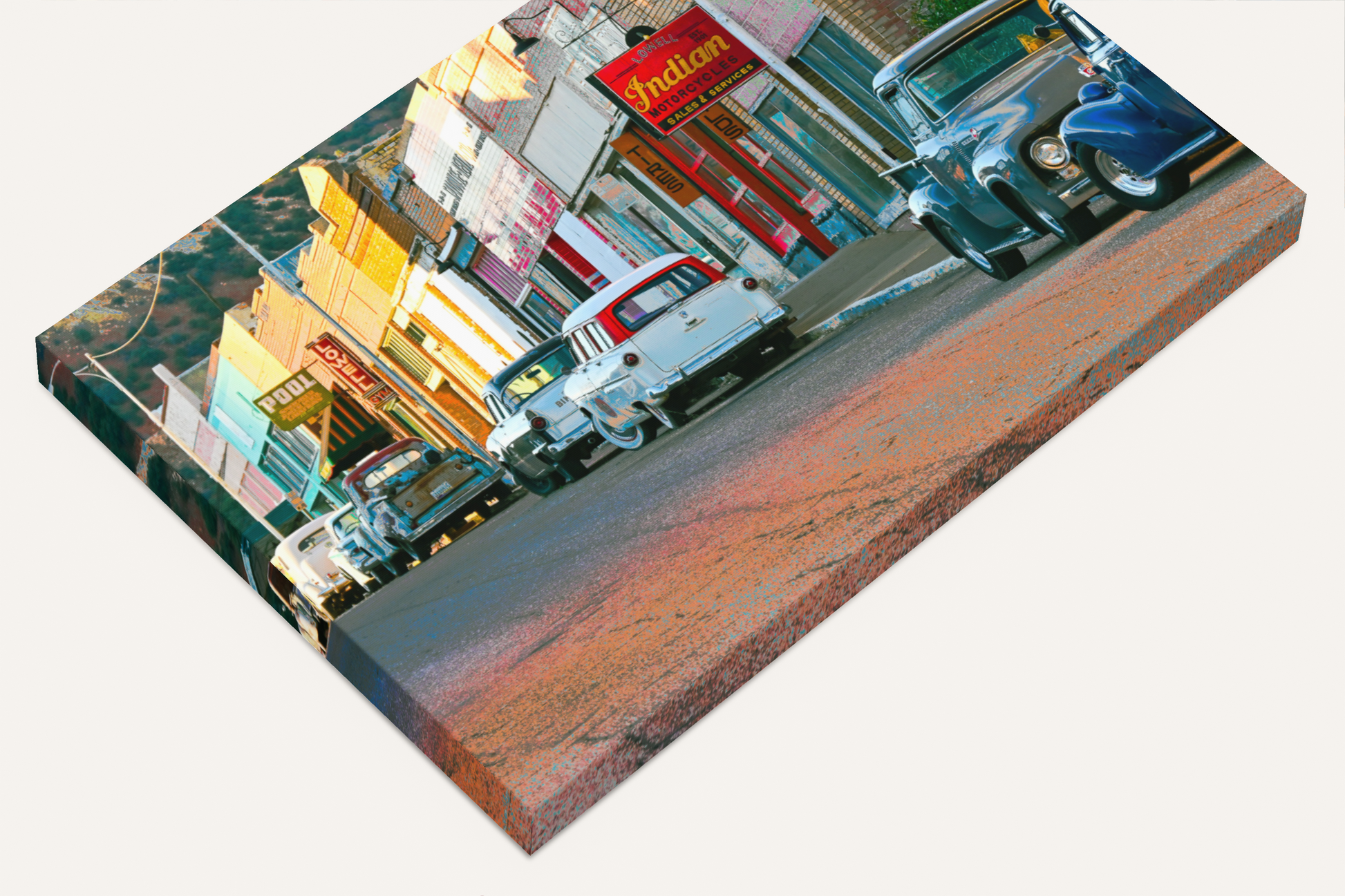 Travel Lowell Arizona street view photography print canvas