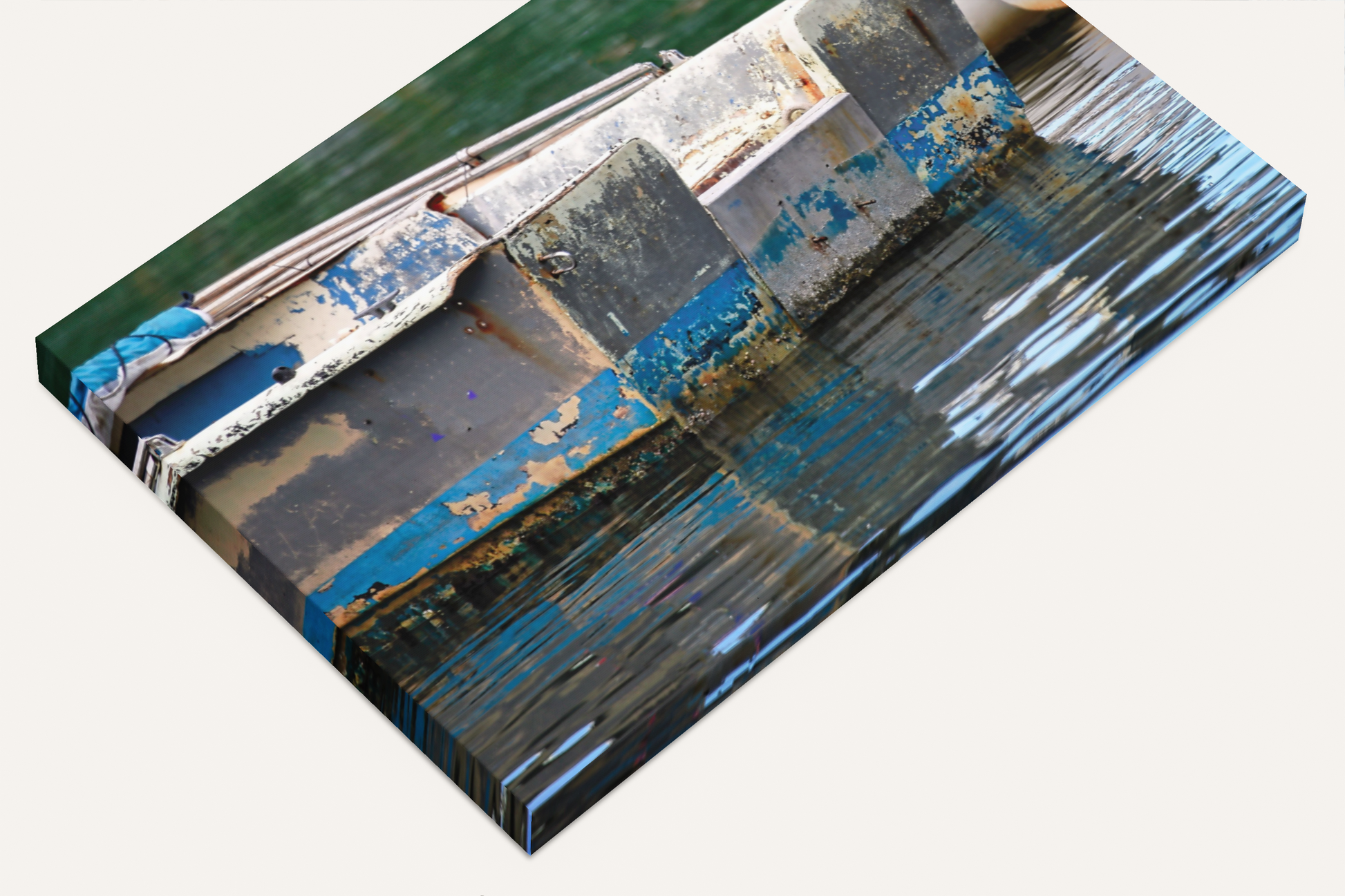 Travel ocean vintage boat photography canvas print