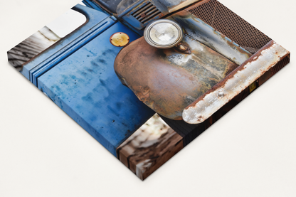 Rustic Ford truck barn photography canvas print