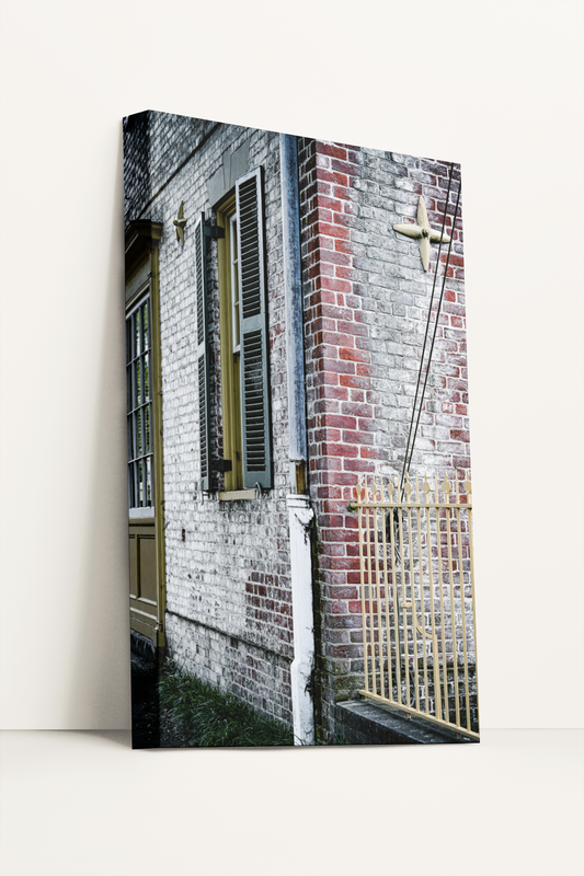 Travel Williamsburg Virginia brick street view canvas